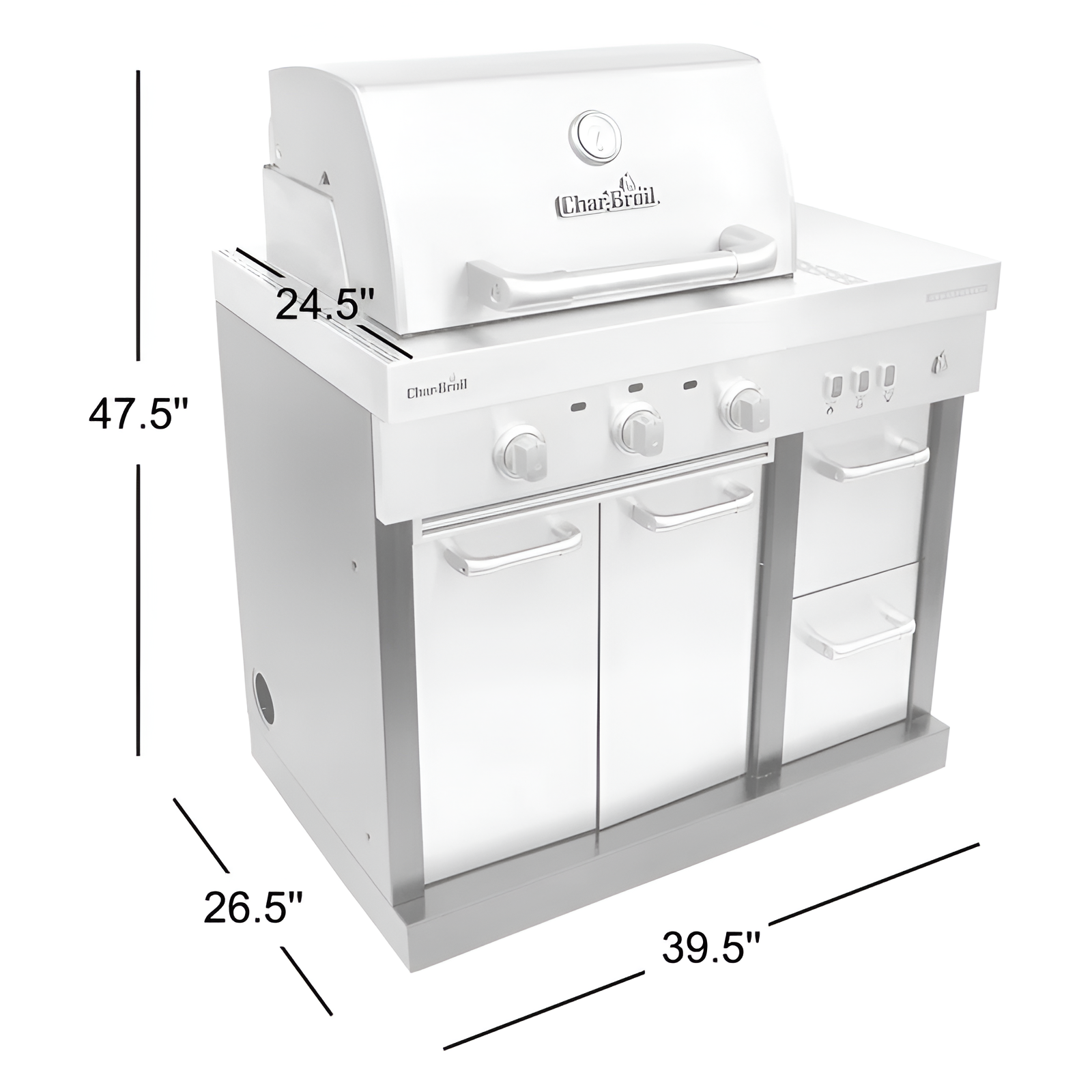 Medallion Series Modular Outdoor Kitchen 3-Burner Infrared Gas Grill