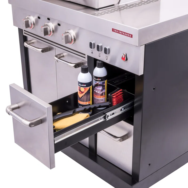 Medallion Series Modular Outdoor Kitchen 3-Burner Infrared Gas Grill